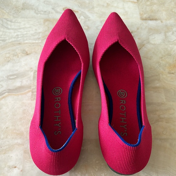 Gorgeous hot pink Rothy’s. Size 9. Only worn once! - Picture 1 of 6